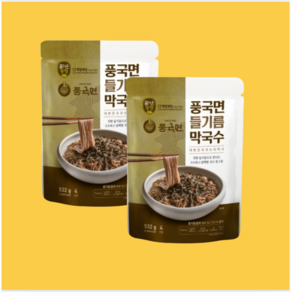 즐거운동행 풍국면 들기름 막국수, 532g, 2개