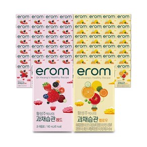 이롬 과채습관 레드 24팩+옐로우 24팩 (140ml/48팩), 48팩, 140ml