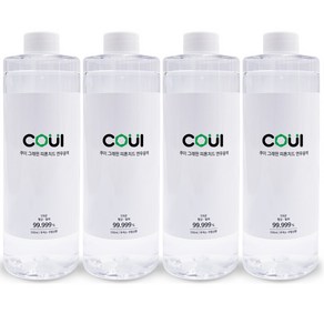 친환경 쿠이 피톤치드 편백오일 그래핀 연무 용액 탈취제 연무기 전용액, 4개, 500ml