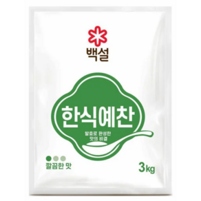 백설 한식예찬 3kg, 1개