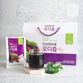 프레시데이 자연그대로 정읍 토종 오디즙, 120개, 100ml