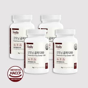 곰피 추출물 정 곰피 1200 HACCP 식약청인증 곰피정 국내산 곰피 추출물 곰피추출분말 가루 효능 정제 알약 간건강 야관문 치커리, 4개, 60정