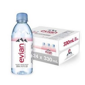 에비앙 생수, 330ml, 24개