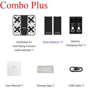 소형캠 보디 액션캠 호버 에어 X1 비행 카메라 스마트 자동 추적 셀카 드론 2.7K 미니 소형 액션, 01 Black Combo Plus