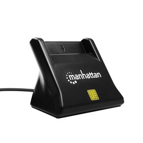 Manhattan USB 2.0 스마트 카드 IC카드 리더기 ID 카드 탁상형 IC202