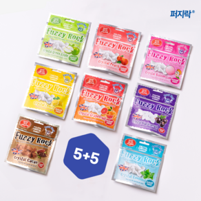 퍼지락 자일리톨 무설탕 캔디 7종 5+5 골라담기 [버블껌 5EA+쿨민트 5EA], 버블껌 5EA, 쿨민트 5EA, 1세트, 40g