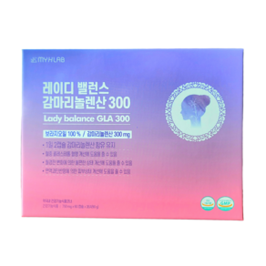 마이에이치랩 레이디 밸런스 감마리놀렌산 300 750mg x 60캡슐 x 2EA (원산지: 국내산), 120정, 1개