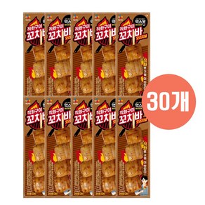 CJ 맥스봉 직화구이 꼬치바 오리지널 70g, 30개