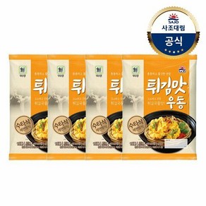 [사조대림] 대림선 튀김맛우동 212g x4개, 4개