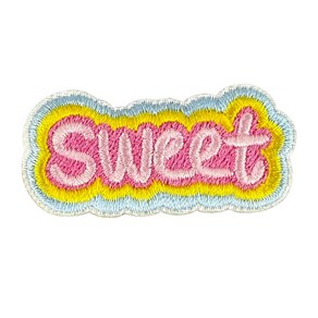 케바케 와펜 커스텀 스티커 패치, w082 Sweet, 1개