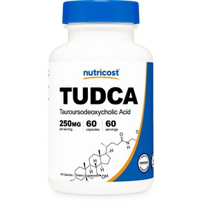 뉴트리코스트 TUDCA 타우로우르소데옥시콜 애시드 250mg 캡슐, 1개, 60회분