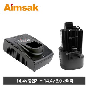 아임삭 14.4V 배터리충전세트 ALC-3540M 1개 + B30P14A 3.0Ah 1개, 1세트, 본품(배터리없음)