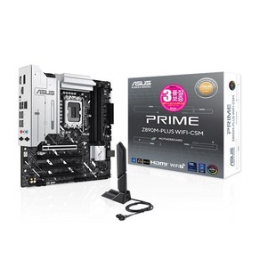 PRIME Z890M-PLUS WIFI-CSM STCOM 인텔CPU용 메인보드, 선택없음