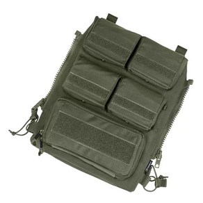 [IDOGEAR] Tactical Pouch Bag Zip On Panel(RG) 아이도기어 이도기어 전술 백팩 백패널 짚온 AVS JPC2.0 CPC 레인저그린, 1개