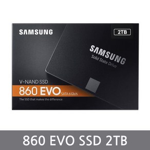 삼성전자 삼성SSD 860 EVO 500G 1T 2T 병행정품 MZ-76E1TOBW 860에보 SSD, 2TB, 2테라 a/s 5년 정품
