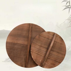냄비 전나무 커버 가정용 프라이팬 덮개 우드 냄비뚜껑 지름16cm, 7. 22cm 수입 전나무, 1개