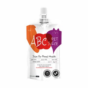 웰썸 ABC 펫 주스 포 레날 반려동물 전용 독소배출 신장 건강 개선, 150ml, 10개