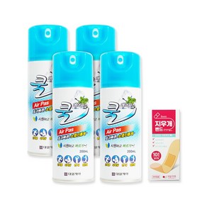 대일 온누리 스프레이 파스 200ml x 4개 + 지우개밴드 10매입 x 1개