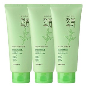 과일나라 첫물녹차 모이스트 클렌징폼, 180g, 3개