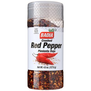 Badia Cushed Red Peppe 4.5 oz 바디아 으깬 고추 4.5온스, 127g, 1개