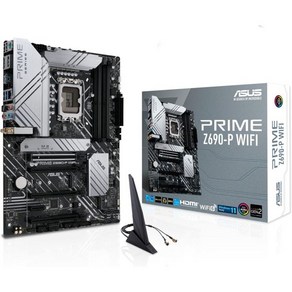 ASUS Pime Z690-P WiFi LGA1700인텔 12세대 ATX 마더보드PCIE 5.0 DDR5 141 파워 스테이지 3X M.2 6 BT v5.2 2.5Gb