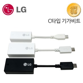 LG 정품 TYPE-C LAN 랜동글 랜젠더 이더넷 인터넷 유선 RJ45 기가비트 랜케이블 모음, 기가 C타입 블랙