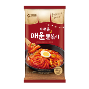 아워홈 매운 쫄볶이, 6개, 470g