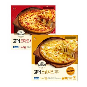 CJ제일제당 고메 스윗치즈피자 325g 1개+토마토치즈피자 345g 1개, 1개