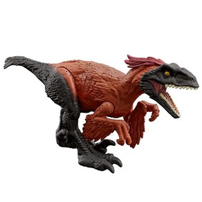 마텔 쥬라기 월드(JURASSIC WORLD) 데미지! 히카루 피로랍토르 공룡 장난감 전체 길이 약 18.5cm 4세 HTP67, 1개