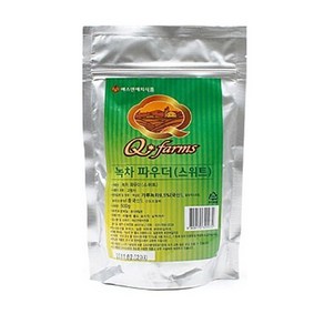 큐팜스 그린티 파우더 500g 녹차가루, 1개, 1개입