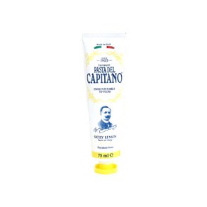 [공식수입정품] 이탈리아 카피타노 치약 시칠리 레몬(옐로우), 75ml, 1개, 시칠리 레몬 75ml 1개