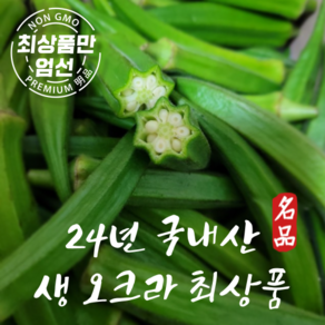 국내산 햇 오크라 최상품 오크라 okra 냉동발송