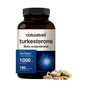 NatueBell 네이처벨 투르케스테론 500mg 180캡슐 아주가 투르케스탄 추출물 고바이오, 1개, 180정