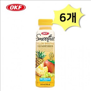 옐로우스무디 노슈가에이드 350ml X 6개 다이어트음료 탄산음료 저칼로리 사무실간식 펫음료