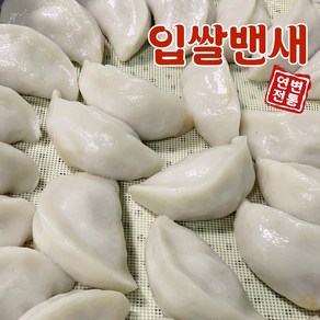 연변 입쌀밴새 750g 수제만두 연변찹쌀만두 국산고기사용, 1개