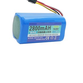 2800mAh 배터리 팩 삼성한 파워 봇-E VR05R5050WK 로봇 진공 청소기 부품 액세서리, 1개