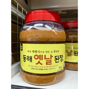 동해 옛날 된장 자연발효 숙성 된장 3kg, 1개