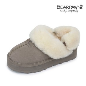 베어파우(BEARPAW) MIRA 통굽 양털 슬리퍼 K2919302QD (스트랩 탈부착가능)