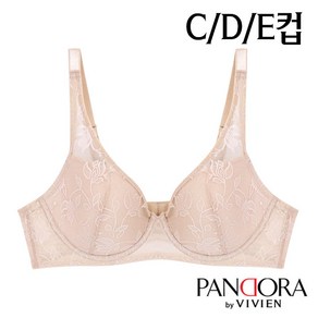 [판도라by비비안]C/D/E컵 레이스 풀컵몰드브라1종(PBR7158)75C-85E