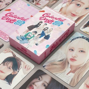 신상모음 2025 아이브 포카 시즌그리팅 집합 IVE SEASON'S GREETINGS -Colorful Days with IVE 포토카드 앨범 굿즈 55장