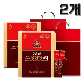 인삼농협 동의삼 VIP 홍삼정스틱 100포 2ea, 2개, 1kg