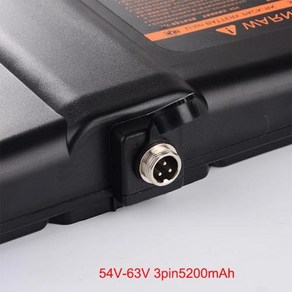 나인봇 세그웨이용 셀프 밸런싱 전기차 배터리 리튬 배터리 연결 앱 BMS 포함 54V-63V 7500mAh, [02] 54V 3pin 5200mah, 05 54V 3pin 5200mAh