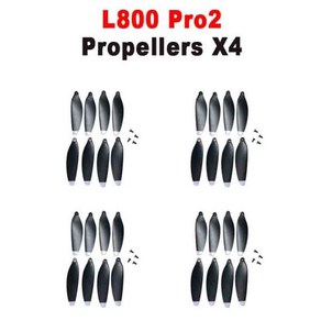 L800 Po2 드론 프로펠러 교체용 블레이드 예비 액세서리, 03 L800Po2 Paddles X4