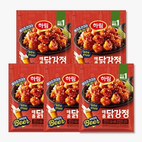 하림 매콤닭강정 250g 5봉, 5개