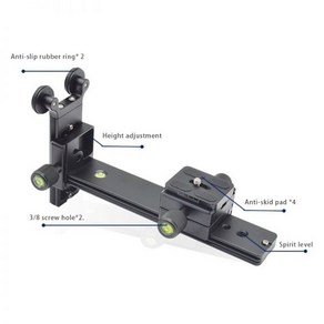L-200 망원 렌즈 지지대 브래킷 긴 초점 거치대 1/4 및 3/8 나사 포함 드롭 배송, 1개