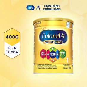 Enfamil 뉴로 프로 인펀트 포뮬라 엔파밀 Enfamil A+ Neuopo 1 - FL HMO, 400g, 1개