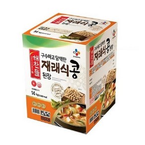 [CJ제일제당] 해찬들 구수하고 담백한 재래식 콩된장 골드 14kg, 1개