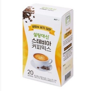 설탕대신 스테비아 커피믹스 20T 에리스리톨 무설탕 믹스커피, 12g, 20개입, 1개