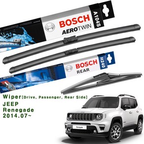 보쉬 전/후방와이퍼 3pcs세트 지프 JEEP Renegade (2014.07~) A104S+H240 550/500/240mm