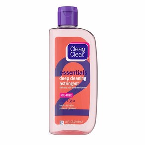 Clean & Clea Essentials Deep Cleaning 클린앤클리어 에센셜 딥 클렌징 8oz(240ml) 3팩, 3개, 240ml